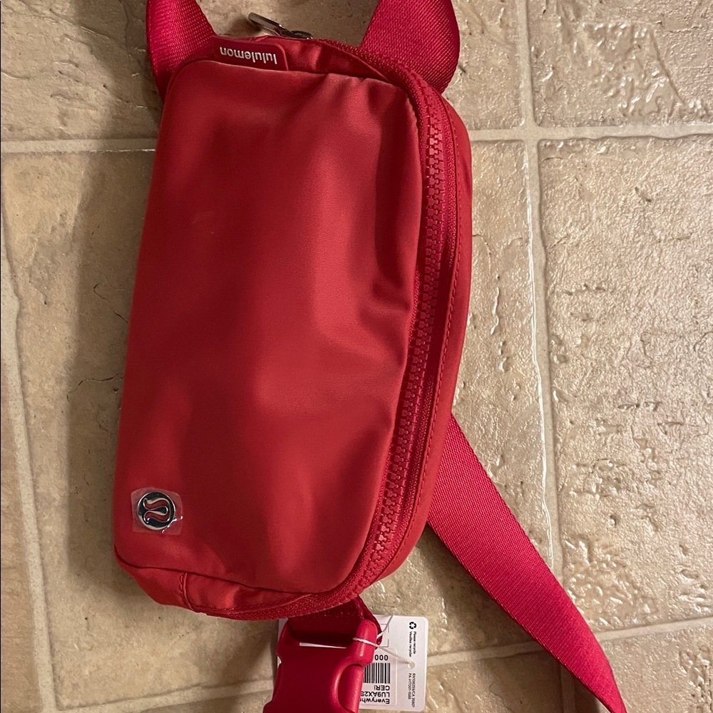 lululemon athletica Bold Red Belt Bag